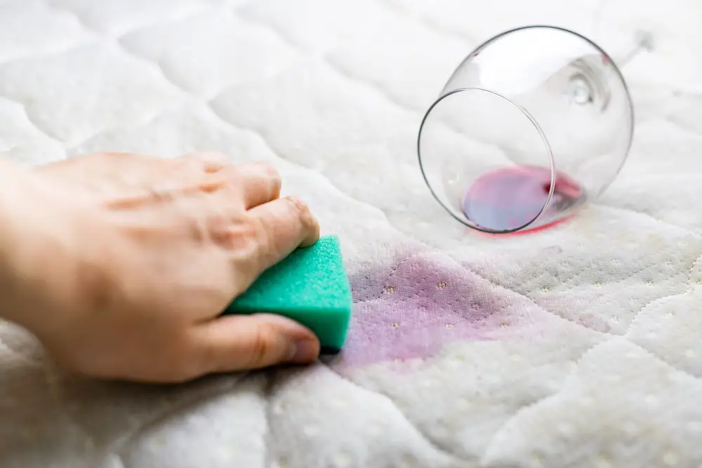 how to get stains out of memory foam mattress